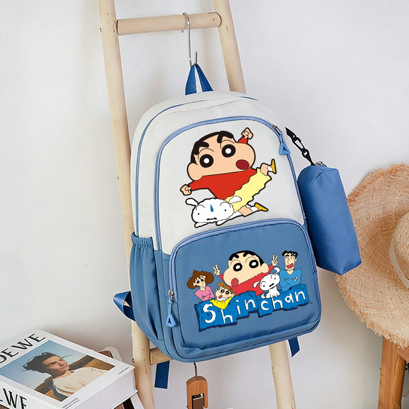 School Backpack Teen - Sac d'école Crayon Shin-chan pour garçons