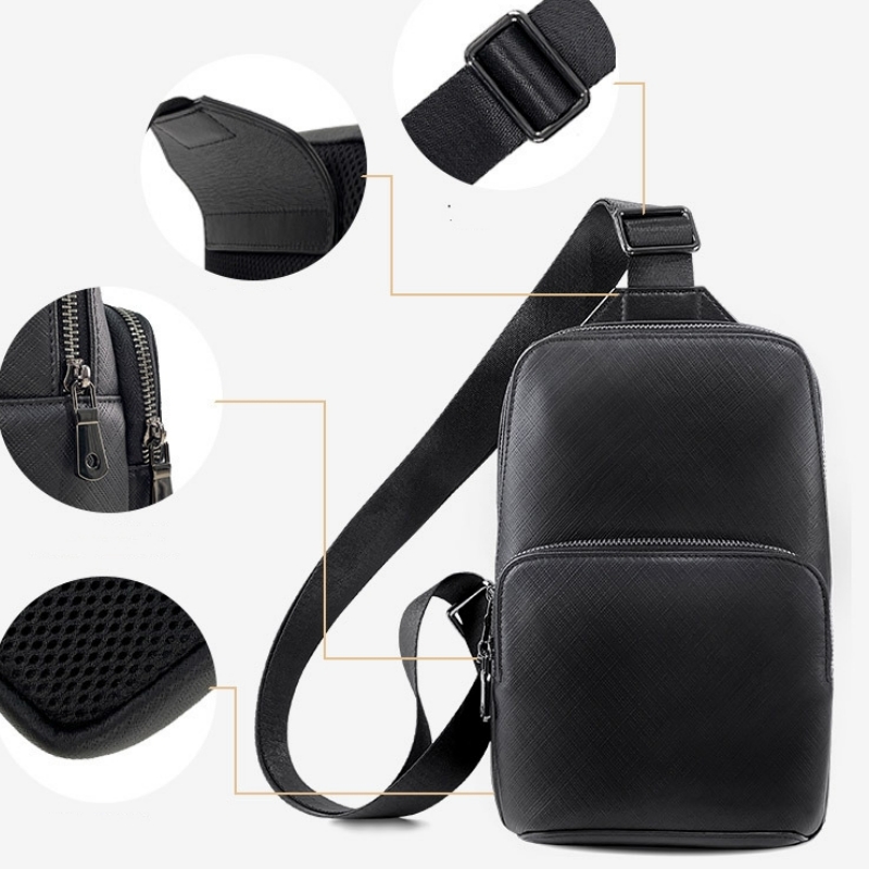 Sac à bandoulière en cuir véri - Sling Backpack Shoulder avis et prix