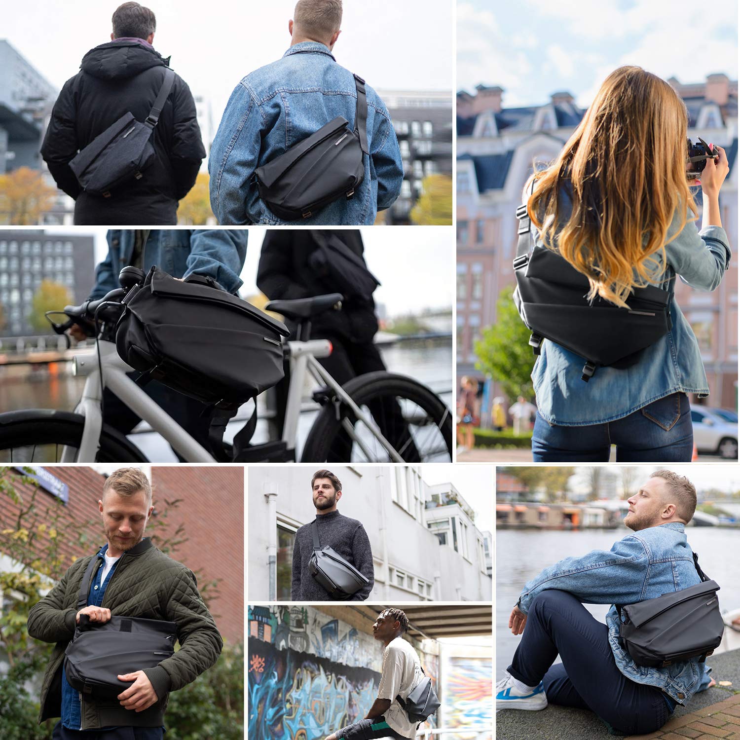Grands sacs à bandoulière anti - Sling Backpack Shoulder avis et prix